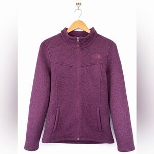 The North Face Purple Midweight Full Zip Fleece Jacket Women’s M